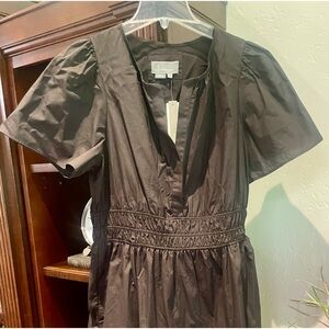 Black Puff Sleeve Dress